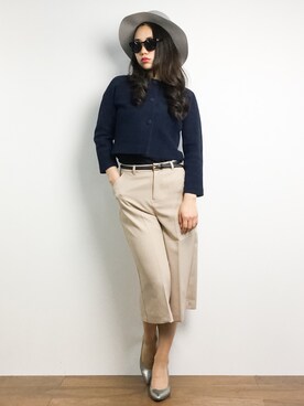 「La cle（ラクレ）のアイテム」を使った、東舞華さん（レディース・163cm）の冬コーディネート