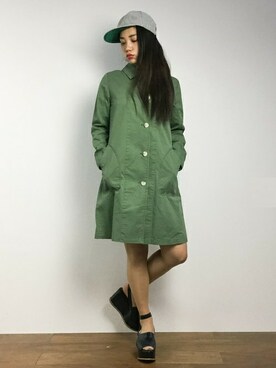 「Factor=（ファクターイコール）のアイテム（ジャケット/アウター）」を使った、東舞華さん（レディース・163cm）の冬コーディネート