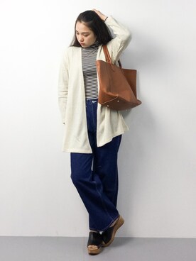 東舞華さん（レディース・163cm）の春コーディネート