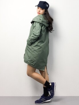 東舞華さん（レディース・163cm）の春コーディネート