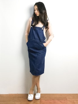 東舞華さん（レディース・163cm）の春コーディネート