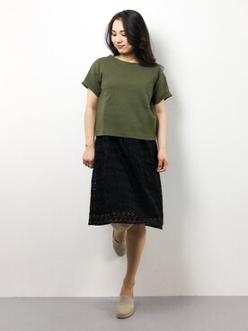 東舞華さん（レディース・163cm）の春コーディネート