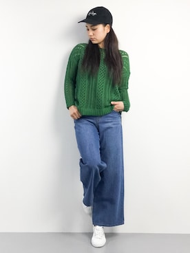 東舞華さん(レディース・163cm)の春コーディネート