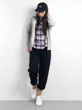 東舞華さん（レディース・163cm）の春コーディネート