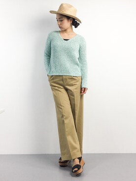 東舞華さん（レディース・163cm）の春コーディネート