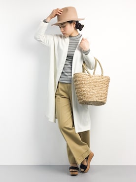 東舞華さん（レディース・163cm）の春コーディネート