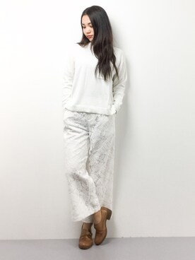 「SPROUT（スプラウト）のアイテム」を使った、東舞華さん（レディース・163cm）の春コーディネート