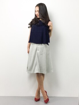 東舞華さん(レディース・163cm)の春コーディネート