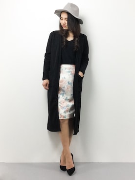 東舞華さん（レディース・163cm）の春コーディネート