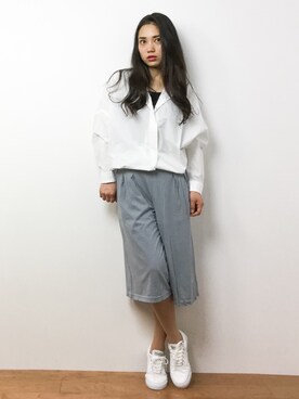 東舞華さん（レディース・163cm）の春コーディネート