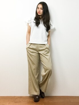 東舞華さん（レディース・163cm）の春コーディネート