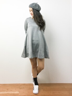 東舞華さん（レディース・163cm）の春コーディネート