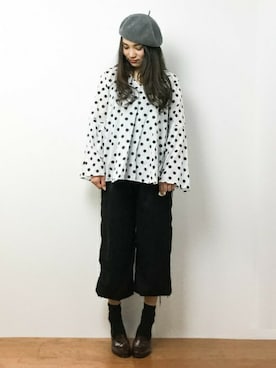 東舞華さん（レディース・163cm）の春コーディネート