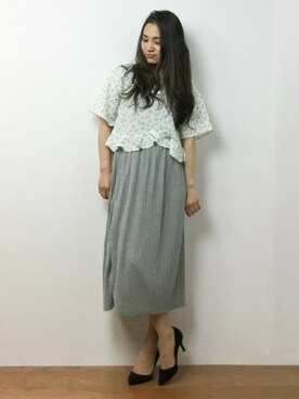 東舞華さん（レディース・163cm）の春コーディネート