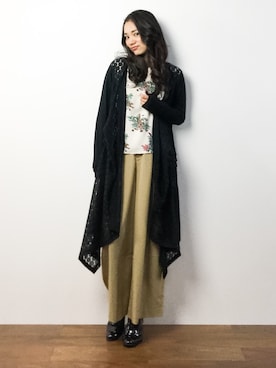 東舞華さん（レディース・163cm）の春コーディネート