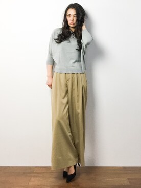 東舞華さん（レディース・163cm）の春コーディネート