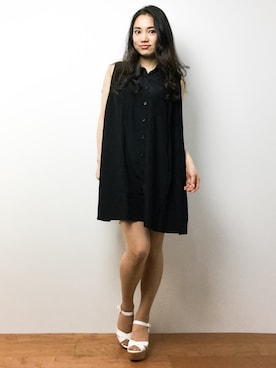 東舞華さん（レディース・163cm）の春コーディネート