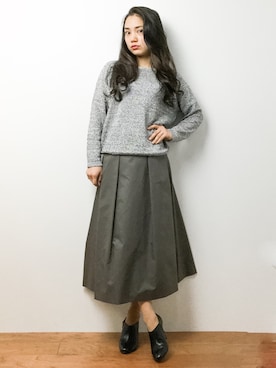 東舞華さん（レディース・163cm）の春コーディネート