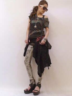「CODY SANDERSON（コディサンダーソン）のアイテム（アクセサリー）」を使った、detail_kanazawaさん（レディース・160cm）の夏コーディネート