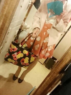 「アイテム（ダッフルコート）」を使った、め るさん（レディース・164cm・10代）の秋コーディネート