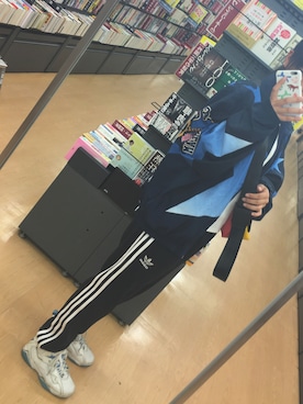 「Champion（チャンピオン）のアイテム（ナイロンジャケット）」を使った、のむ 記録用さん（レディース・162cm）の春コーディネート