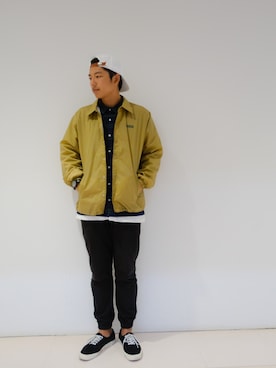 勝山 拓さん（メンズ・180cm）の秋コーディネート