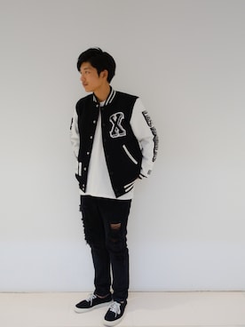 勝山 拓さん（メンズ・180cm）の秋コーディネート