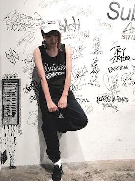 「RNA MEDIA（アールエヌエーメディア）のアイテム」を使った、asumiさん（レディース・157cm）の夏コーディネート