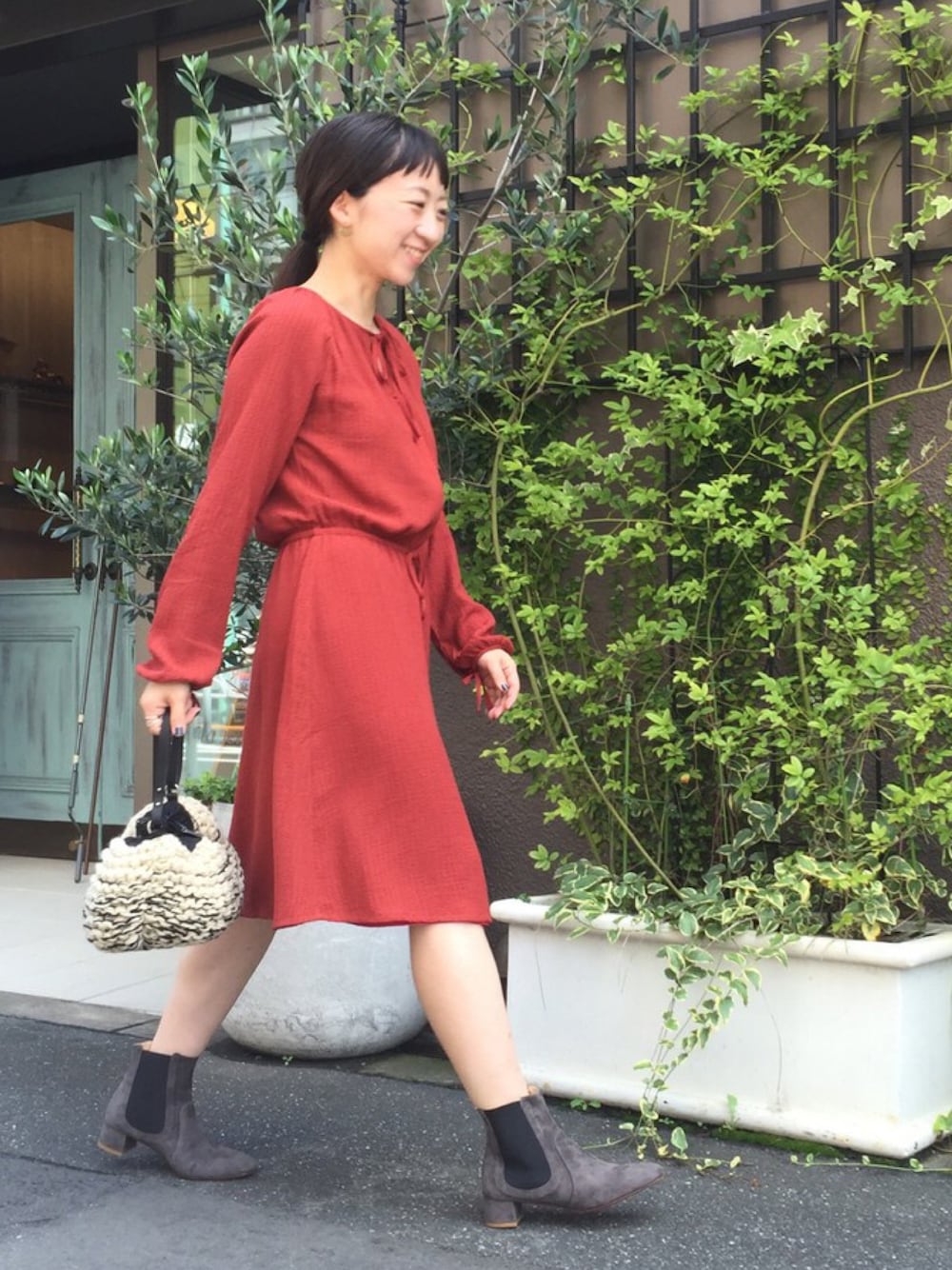 shop staff YUKA SAKAGAMI│Sessun One piece dress Looks - WEAR