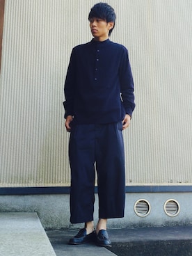 「MWC（ミリタリーウォッチカンパニー）のアイテム（腕時計）」を使った、takuro tamuraさん（メンズ・180cm）の秋コーディネート