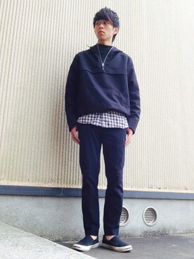 「ami（アミ）のアイテム（ジャケット/アウター）」を使った、takuro tamuraさん（メンズ・181cm）の秋コーディネート