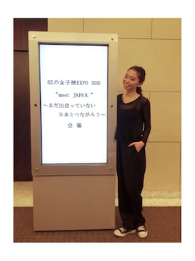 「snidel」｜「アイテム（スラックス）」を使った、ゆさん（レディース・168cm）の秋コーディネート