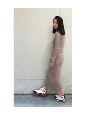 「ハラチ」｜「アイテム（ワンピース/ドレス）」を使った、ゆさん（レディース・168cm）の秋コーディネート