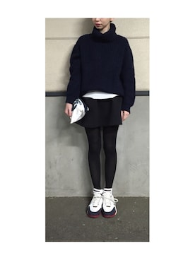 「EDDY GRACE（エディグレース）のアイテム」を使った、ゆさん（レディース・168cm）の冬コーディネート