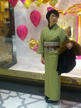 着物まわり研究員*豆菊*さんのコーディネート