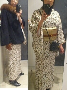 着物まわり研究員*豆菊*さんのコーディネート