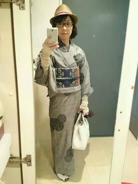 着物まわり研究員*豆菊*さんのコーディネート