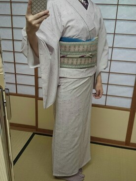 着物まわり研究員*豆菊*さんのコーディネート