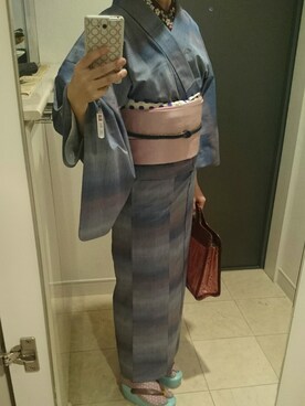 着物まわり研究員*豆菊*さんのコーディネート