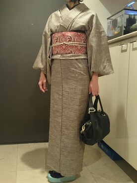 着物まわり研究員*豆菊*さんのコーディネート