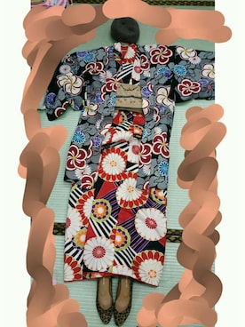 着物まわり研究員*豆菊*さんのコーディネート