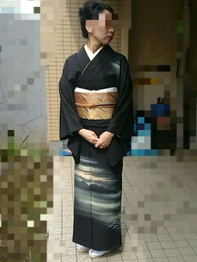 着物まわり研究員*豆菊*さんのコーディネート