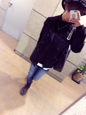 「黒ニット」｜俊亮さん（メンズ・172cm）の秋コーディネート