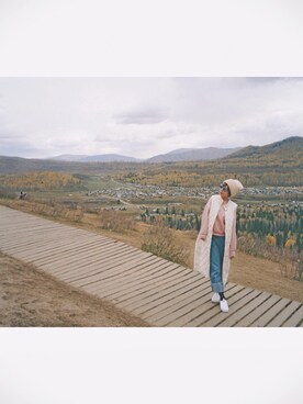 「ACNE（アクネ）のアイテム（帽子）」を使った、Ketsu_zさん（レディース・155cm）の秋コーディネート