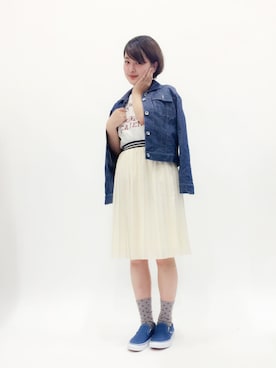 「ANOTHER BRANCH（アナザーブランチ）のアイテム（トップス）」を使った、ななこさん（レディース・156cm）の春コーディネート