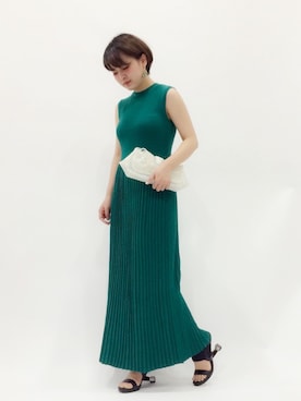 「おめかしコーデ」｜ななこさん（レディース・156cm）の春コーディネート