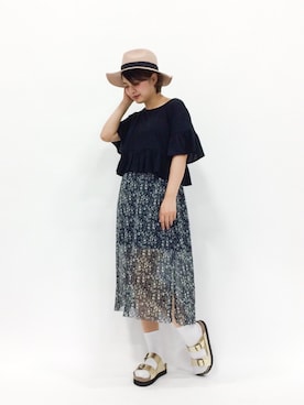 ななこさん（レディース・156cm）の春コーディネート