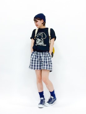 「Another Edition（アナザーエディション）のアイテム（シューズ）」を使った、ななこさん（レディース・156cm）の春コーディネート