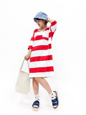 ななこさん（レディース・156cm）の春コーディネート