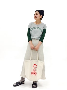 ななこさん（レディース・156cm）の春コーディネート